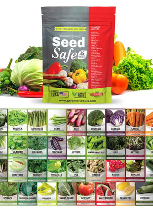 Seed Safe Survival Seed Kit - 35 Variety Pack