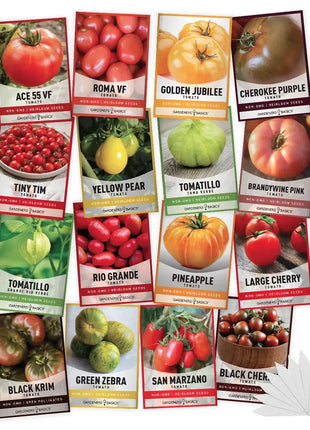 Heirloom Tomato Seeds for Planting | 16 Variety Pack