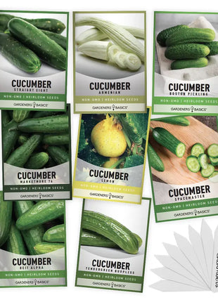 Cucumber Seed Assortment | 8 Variety Pack