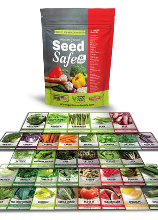 Seed Safe Survival Seed Kit - 35 Variety Pack