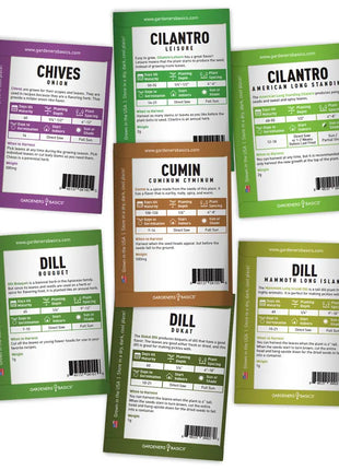 Popular Herb Seeds for Planting | 35 Variety Pack