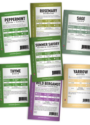 Popular Herb Seeds for Planting | 35 Variety Pack