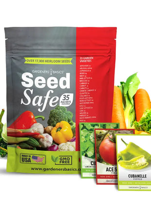 Seed Safe Survival Seed Kit - 35 Variety Pack