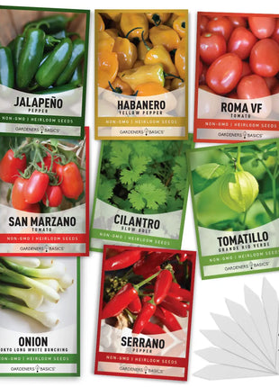 Hot Salsa Seed Assortment | 8 Variety Pack