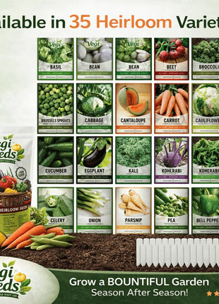 Vegetable Seed Vault Kit