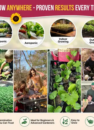55 Vegetable Seeds Variety Pack