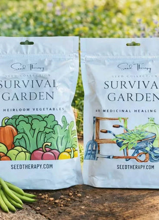 Survival Garden Combo – 40 Vegetable & 40 Medicinal Herb Varieties