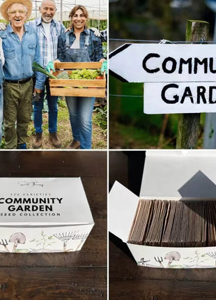 Community Garden Survival Seed Vault – 120 Seed Varieties