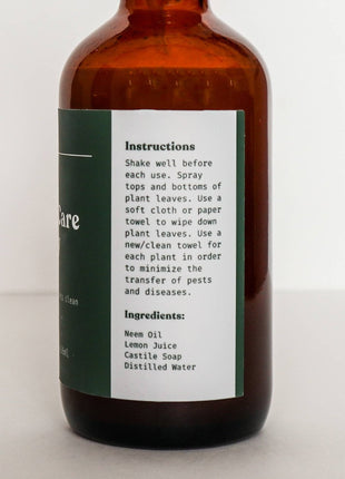 Plant Leaf Care Spray - 8oz