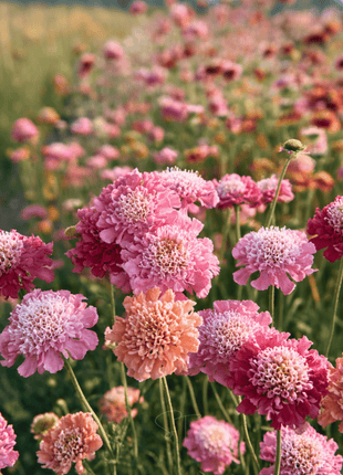 Salmon Queen Scabiosa - 30 Seeds