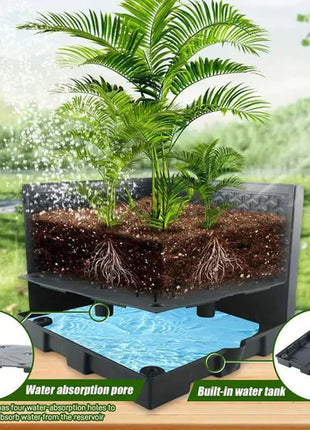 Garden Raised Bed Planter Boxes with Trellis