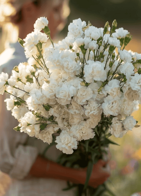 White Grenadin Carnation – 25 Seeds