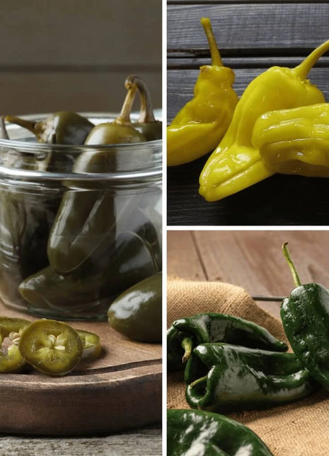 Pepper Seed Collection – 6 Essential Heirloom Peppers